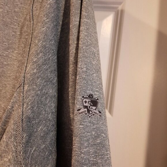 Zero Restriction Shirt Mens Large Gray Performance Golf Sweater Crewneck Logo - Picture 6 of 14
